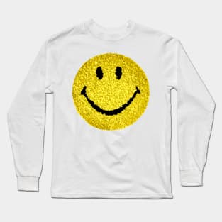 Smily Face - Melted Plastic Popcorn art Long Sleeve T-Shirt